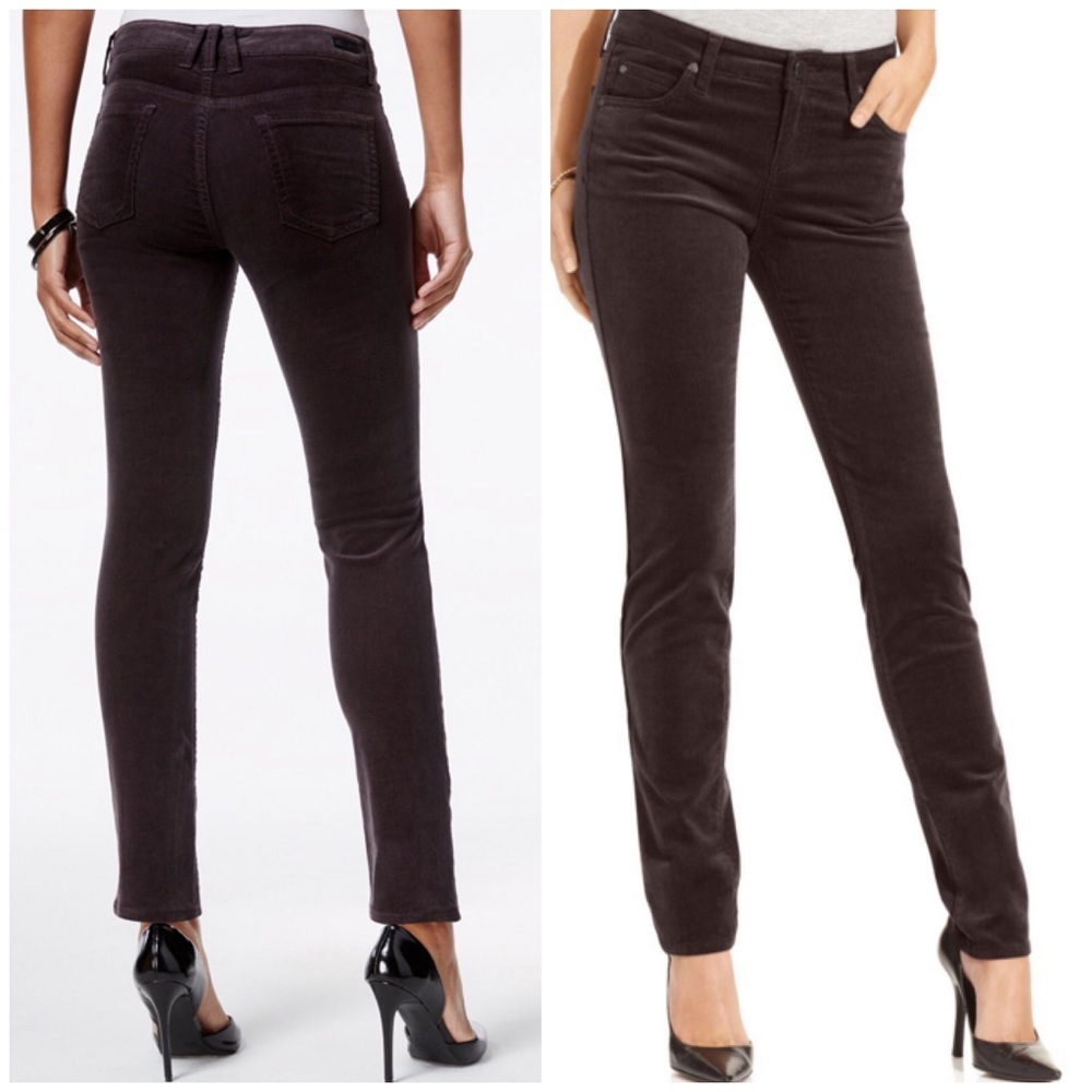 Kut Diana Skinny Brown Corduroys